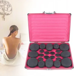 Professional Hot Stones Warmer Massage Set