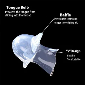 Medical Silicone Anti Snore Tongue Retainer